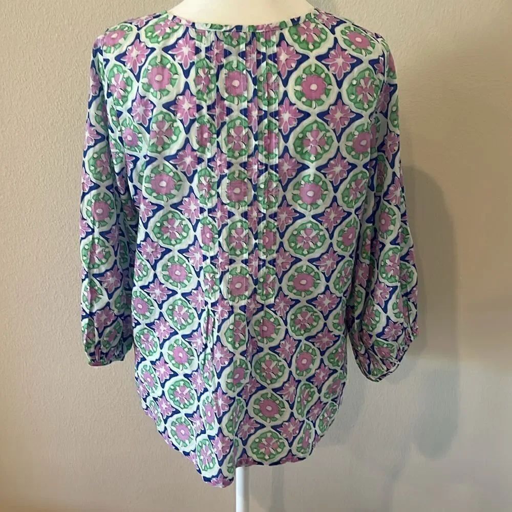 Colorful Patterned Blouse - Picture 5 of 8